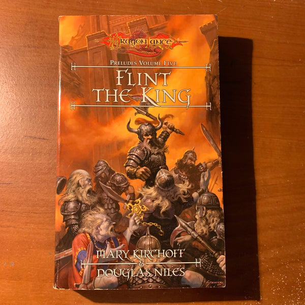 BOOK Mary Kirchoff, Douglas Niles 'Dragonlance: Flint the King' (2003) Preludes Volume Five