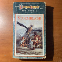 BOOK Nancy Varian Berberick 'Dragonlance: Stormblade' (1988) Heroes Volume Two