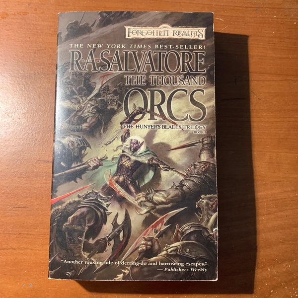 BOOK R.A. Salvatore 'Forgotten Realms: The Thousand Orcs' (2003) Hunter's Blade Trilogy