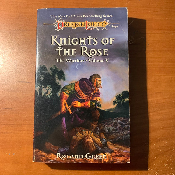 BOOK Roland Green 'Dragonlance: Knights Of the Rose' (1996) Warriors Volume V