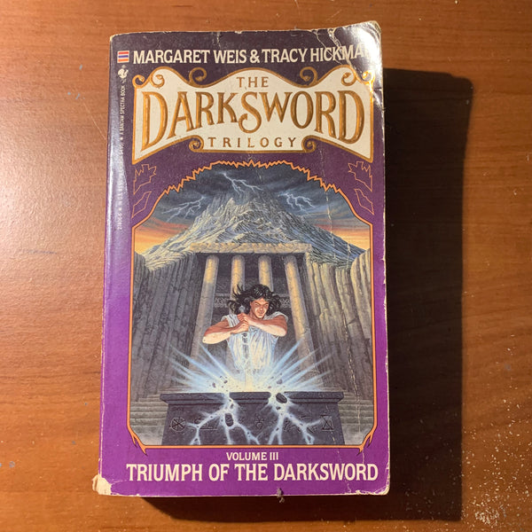 BOOK Maragret Weis, Tracy Hickman 'Darksword Trilogy III: Triumph of the Darksword' (1988)
