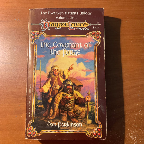 BOOK Dan Parkinson 'Dragonlance: Covenant of the Forge' (1993) Dwarven Nations Trilogy