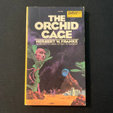 BOOK Herbert W. Franke 'The Orchid Cage' (1973) DAW PB science fiction