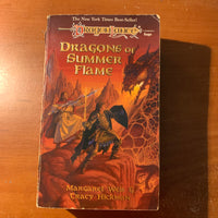 BOOK Margaret Weis, Tracy Hickman 'Dragonlance: Dragons of Summer Flame' (1996)