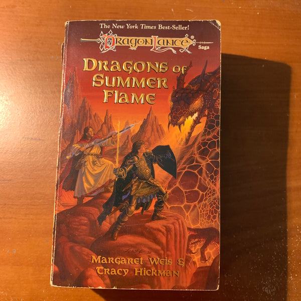 BOOK Margaret Weis, Tracy Hickman 'Dragonlance: Dragons of Summer Flame' (1996)