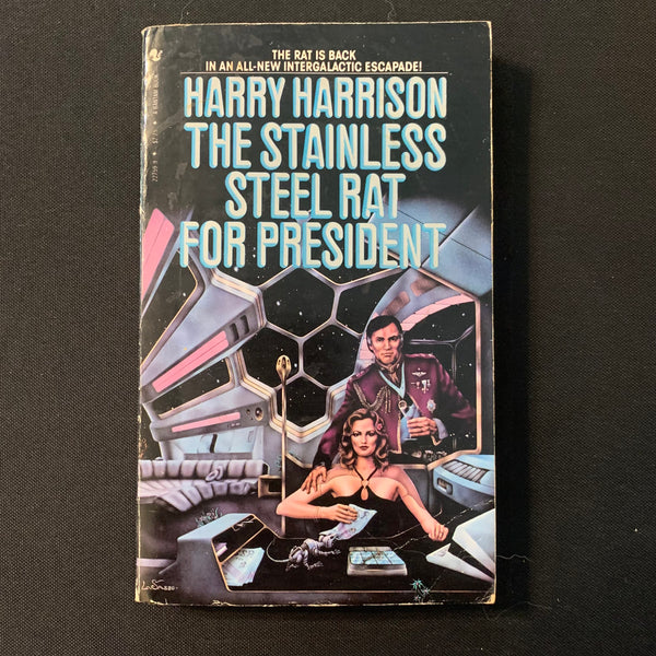 BOOK Harry Harrison 'The Stainless Steel Rat For President' (1982) PB science fiction