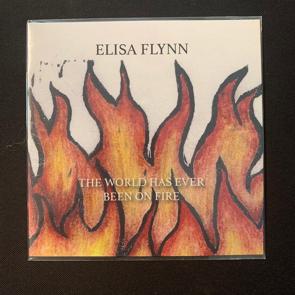 CD Elisa Flynn 'The World Has Ever Been On Fire' (2017) dark indie pop from Brooklyn