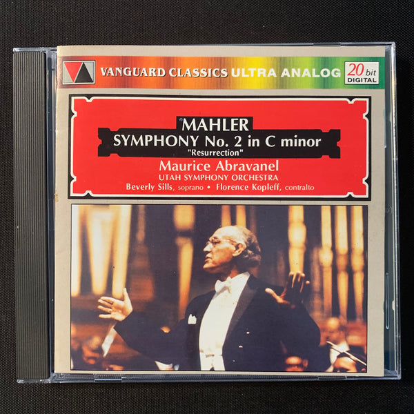 CD Mahler 'Symphony No. 2 in C Minor Resurrection' (1994) Utah Symphony, Maurice Abravanel