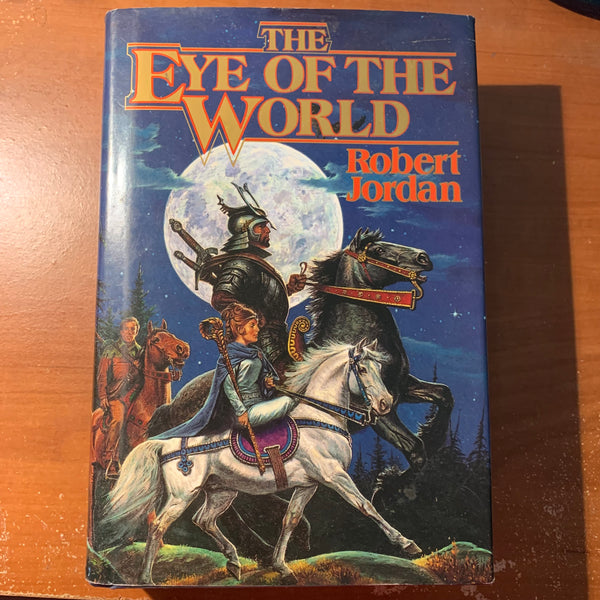 BOOK Robert Jordan 'The Eye of the World' (1990) hardcover first edition fantasy