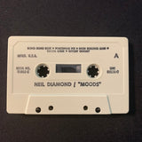 CASSETTE Neil Diamond 'Moods' (1972) vintage tape printed shell clamshell box