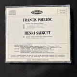 CD Poulenc 'Sonate Pour Violon et Piano,' Sauguet 'Sonate Crepusculaire pour Violon et Piano'