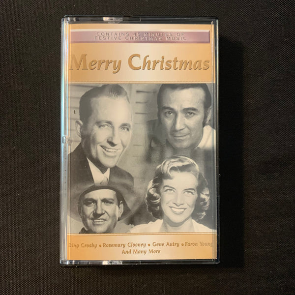 CASSETTE Merry Christmas (1997) Bing Crosby, Rosemary Clooney, Gene Autry tape