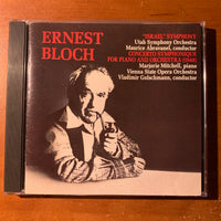 CD Ernest Bloch 'Israel Symphony/Concerto Symphonique' (1988) Marjorie Mitchell