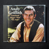 CD Andy Griffith 'Somebody Bigger Than You and I' (1996) gospel