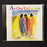 CD Cyprian Consiglio 'As One Unknown' (1998) Catholic music for meditation