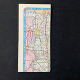 MAP Indiana 1976 AAA vintage travel transportation midwest bicentennial