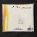 CD Cyprian Consiglio 'As One Unknown' (1998) Catholic music for meditation