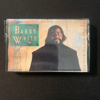 CASSETTE Barry White 'The Man Is Back' (1989) tape