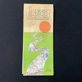 MAP Florida 1978 official transportation highway road map vintage travel tourism