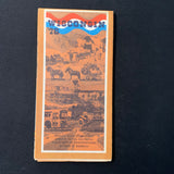 MAP Wisconsin 1976 official travel road highway transportation map tourism WI