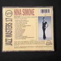 CD Nina Simone 'Jazz Masters 17' (1994) I Put a Spell On You, Strange Fruit, Wild Is the Wind