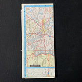 MAP Ohio West Virginia 1990 vintage road highway travel map AAA