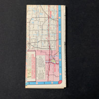 MAP Minnesota 1976 vintage highway travel road map AAA