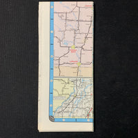 MAP Missouri 1981 vintage highway travel road map AAA