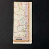 MAP Western United States 1974 vintage highway road travel map AAA