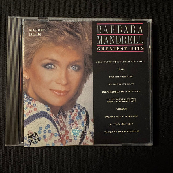 CD Barbara Mandrell 'Greatest Hits' (1985) I Was Country When Country Wasn't Cool