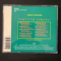 CD Sarah Vaughan 'Brazilian Romance' (1987) Milton Nascimento Love and Passion