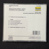 CD Copland: Appalachian Spring, Rodeo, Fanfare For the Common Man (1982)