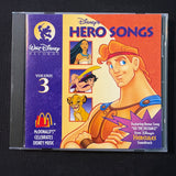 CD Disney Hero Songs Volume 3 (1996) McDonald's promo, Under the Sea, I Just Can't Wait To Be King