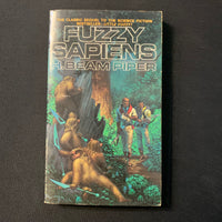 BOOK H. Beam Piper 'Fuzzy Sapiens' (1976) paperback science fiction