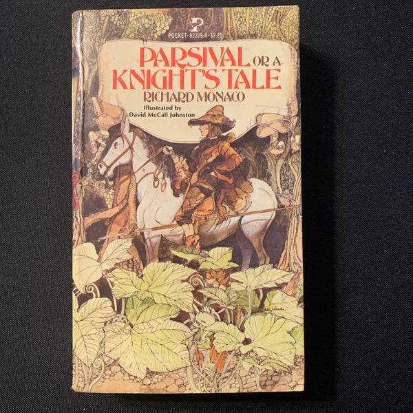 BOOK Richard Monaco 'Parsival, or A Knight's Tale' (1978) paperback fantasy