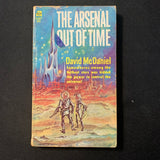 BOOK David McDaniel 'The Arsenal Out of Time' (1967) Ace science fiction paperback