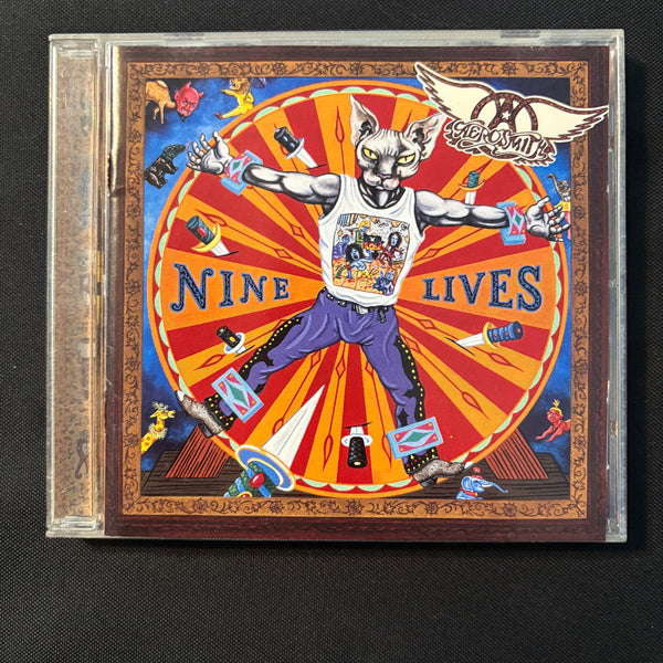 CD Aerosmith 'Nine Lives' (1997) Pink, Falling In Love (Is Hard On the Knees)
