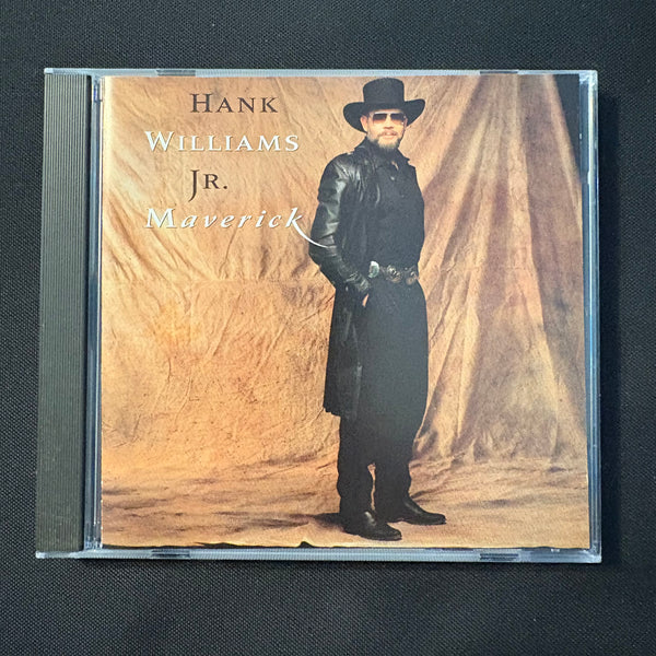 CD Hank Williams Jr. 'Maverick' (1992) Hotel Whiskey, Come On Over To the Country
