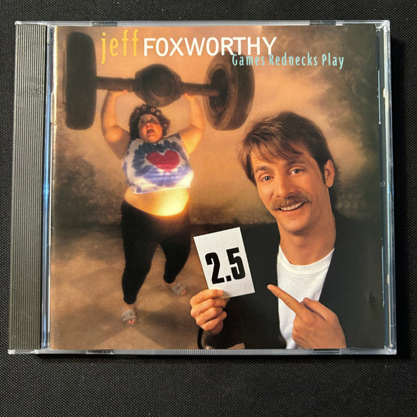CD Jeff Foxworthy 'Games Rednecks Play' (1995) blue collar standup comedy