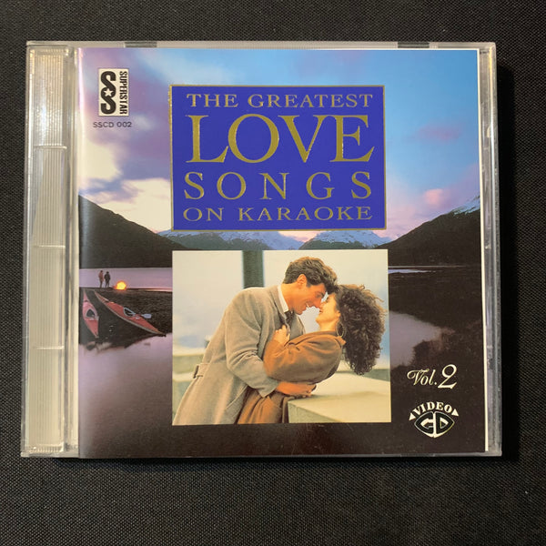 CD Greatest Love Songs On Karaoke Vol. 2 Superstar Video CD Hong Kong