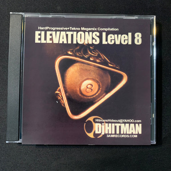 CD DJ Hitman 'Elevations Level 8' mixtape mix CD hard progressive + techno