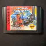 SEGA GENESIS Lethal Enforcers (1993) tested video game cartridge