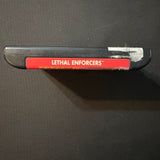 SEGA GENESIS Lethal Enforcers (1993) tested video game cartridge