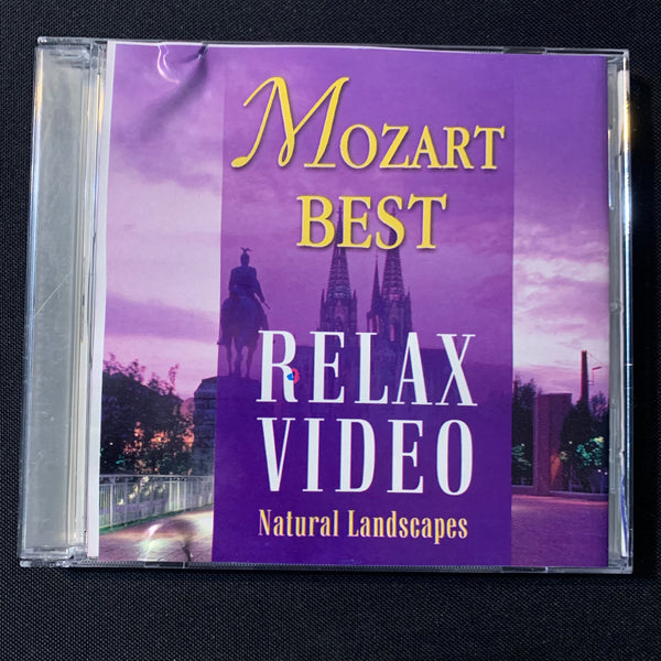 CD Mozart Best (1998) import video CD "relax video" music and landscapes