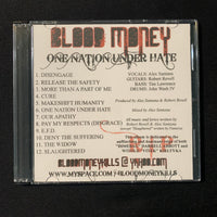 CD Blood Money 'One Nation Under Hate' (2008) promo demo Pantera cover