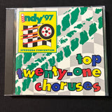 CD Top Twenty-One Choruses Indy '97 (1997) barbershop quartet harmony