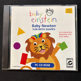 CD ROM Baby Einstein 'Baby Newton: Fun With Shapes' (2002) interactive play time for baby