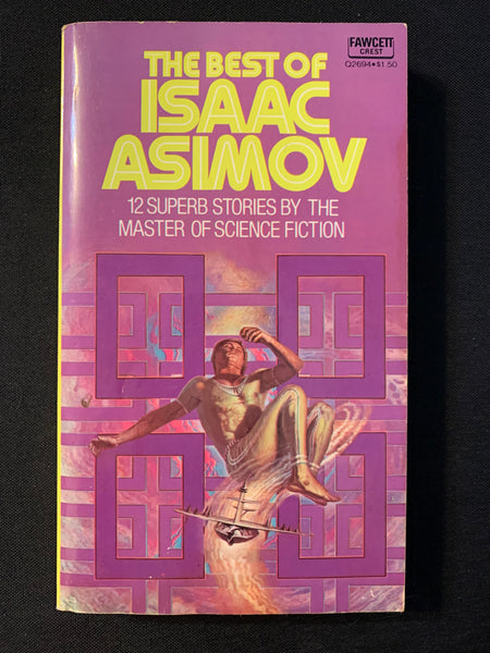 BOOK Isaac Asimov 'The Best of Isaac Asimov' (1976) paperback anthology science fiction