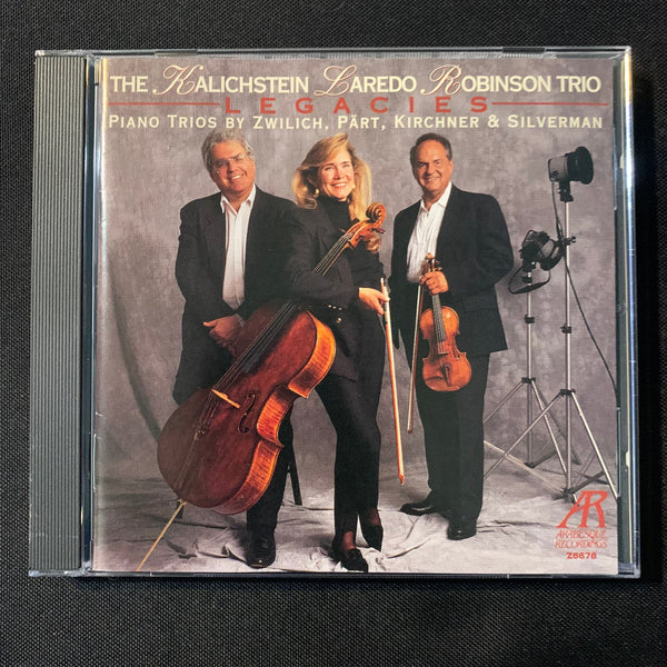 CD Kalichstein Laredo Robinson Trio 'Legacies' (1996) modern chamber music piano trios