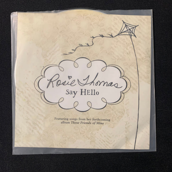 CD Rosie Thomas 'Say Hello' (2006) 4-track promo sampler Paste rough mixes